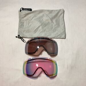 Smith I/O Replacement google lenses set of 2 with carrying bag